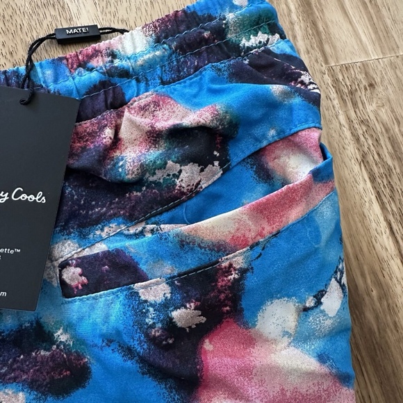 Barney Cools 16.5” Swim Shorts Poolside Acid Dye Nylon Trunks Mens Size L Bcools - Picture 6 of 7